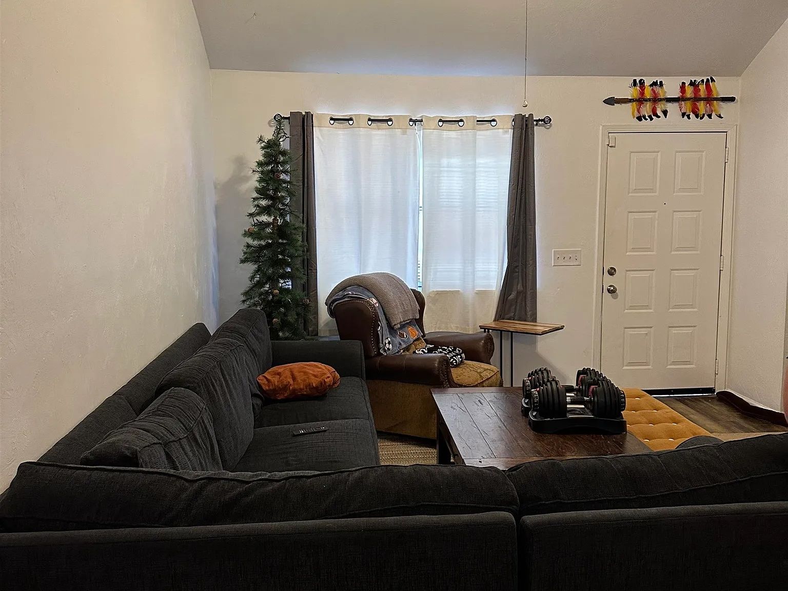 Living room of the Indian Village townhome